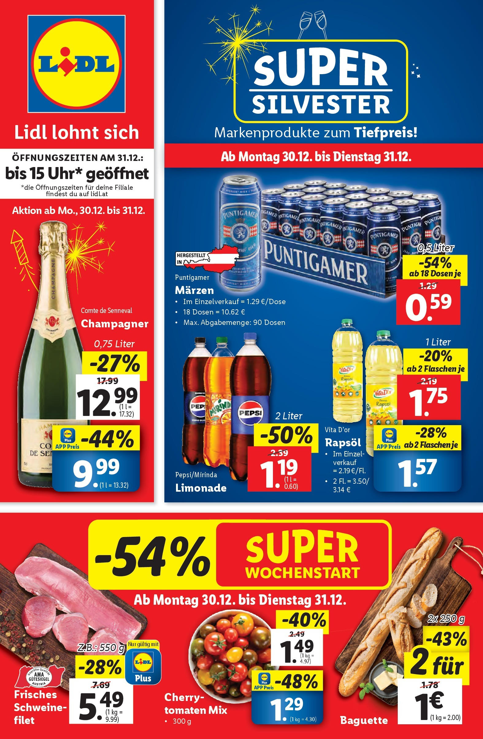 Lidl - Lidl: Flugblatt in deiner Nähe ab 29.12.2024 - Angebote ab donnerstag | Seite: 1 | Produkte: Tomaten