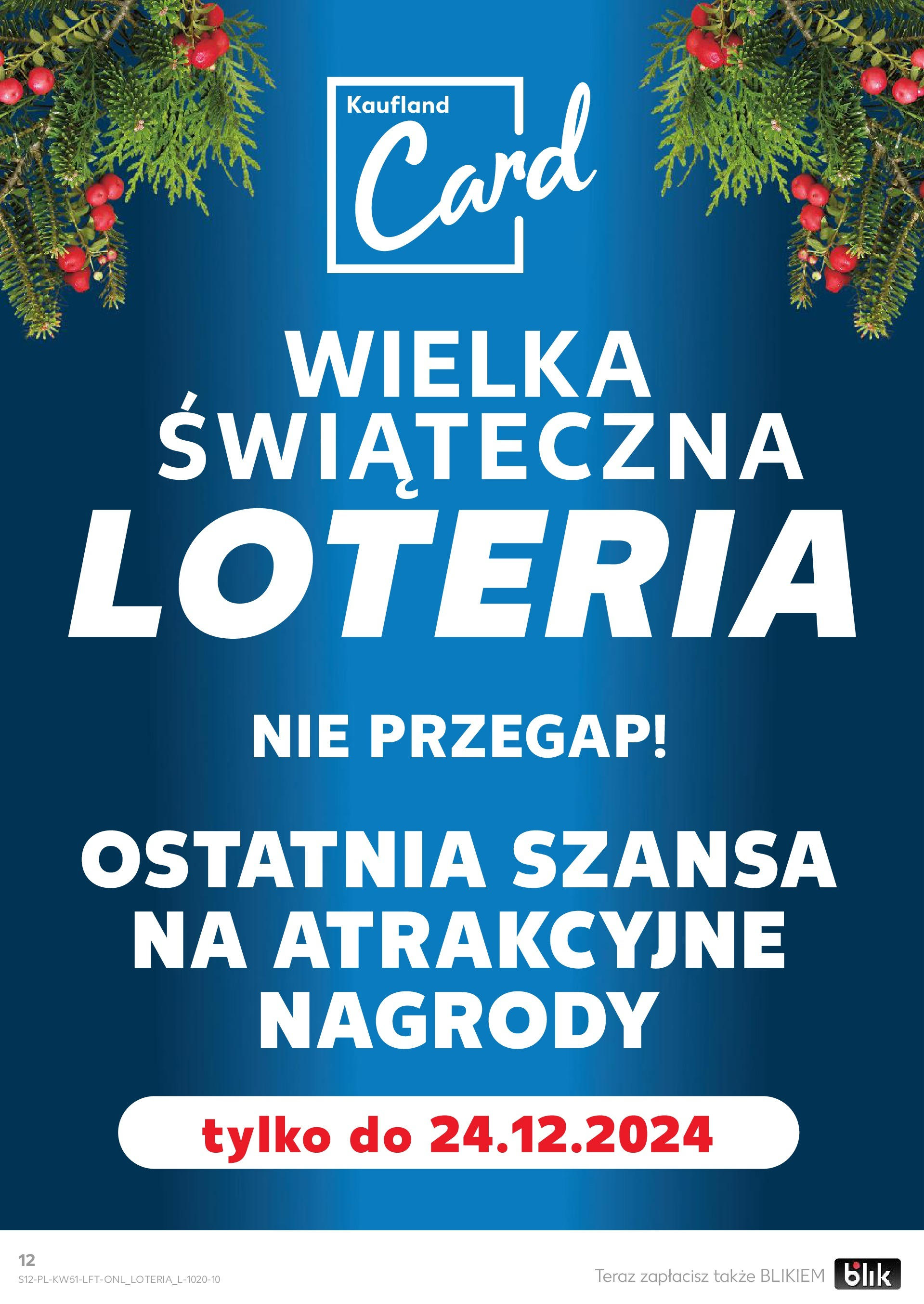 Kaufland gazetka od 19.12.2024 | Boże Narodzenie 🎄🎁 | Strona: 12