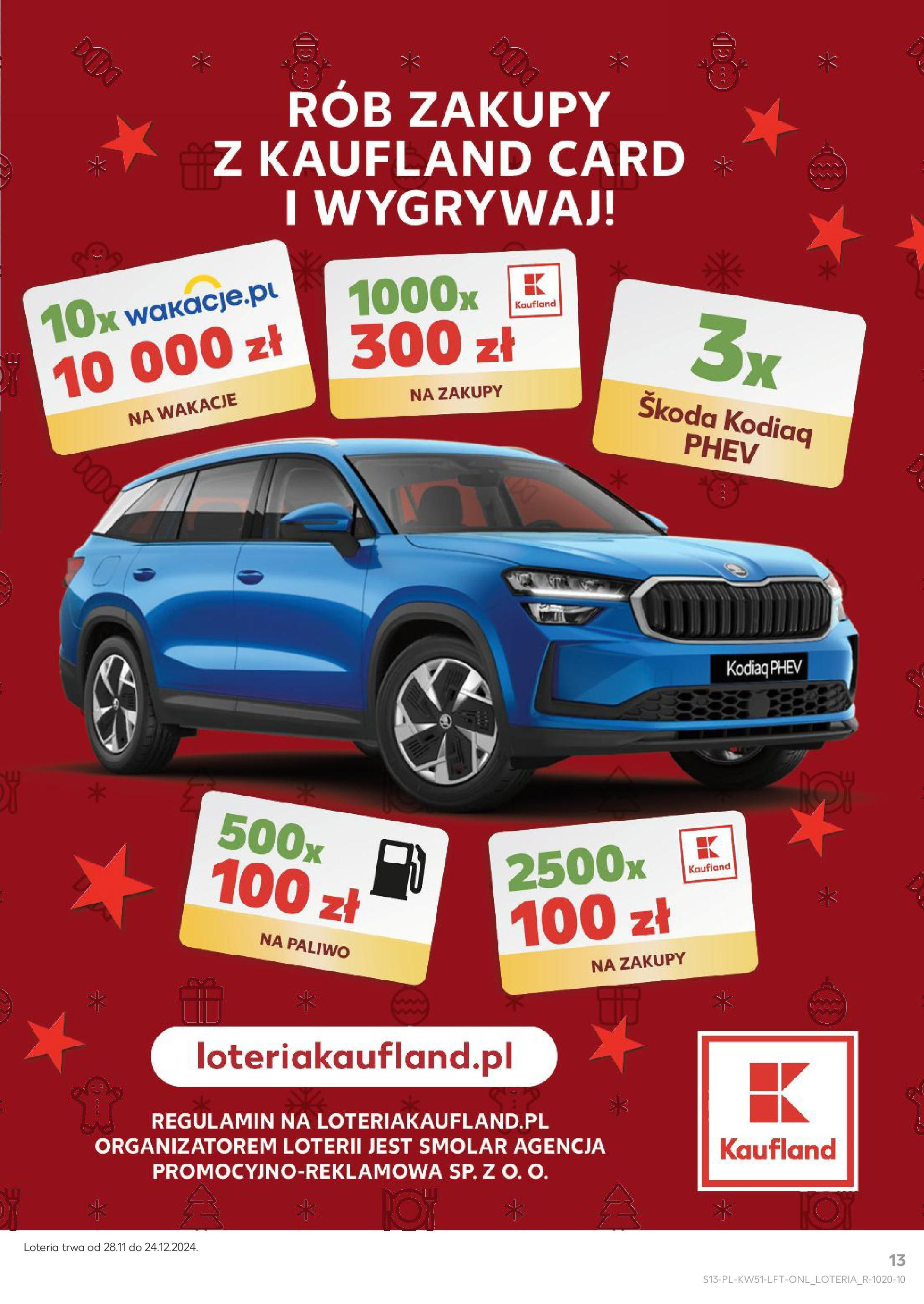 Kaufland gazetka od 19.12.2024 | Boże Narodzenie 🎄🎁 | Strona: 13