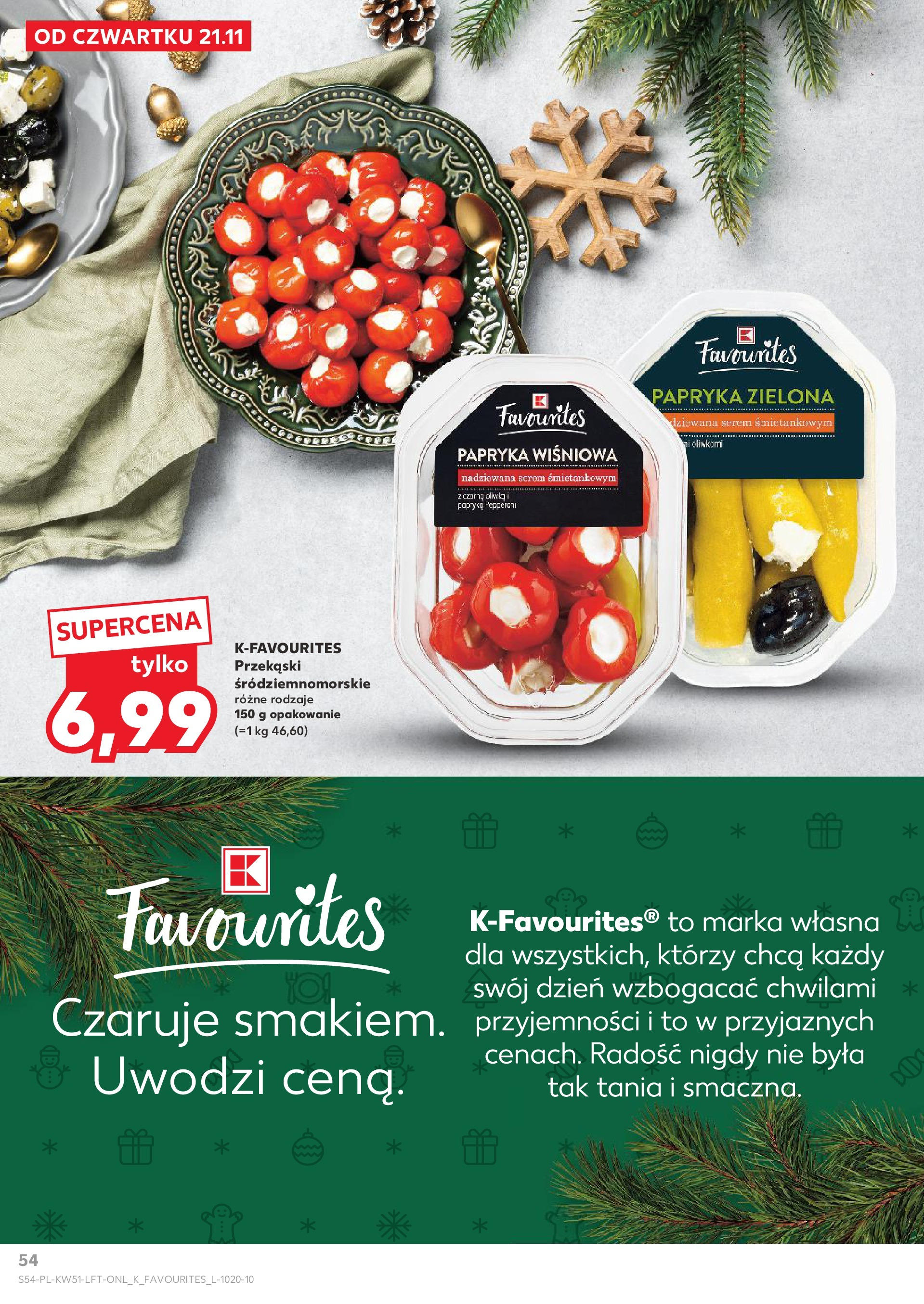 Kaufland gazetka od 19.12.2024 | Boże Narodzenie 🎄🎁 | Strona: 54 | Produkty: Papryka