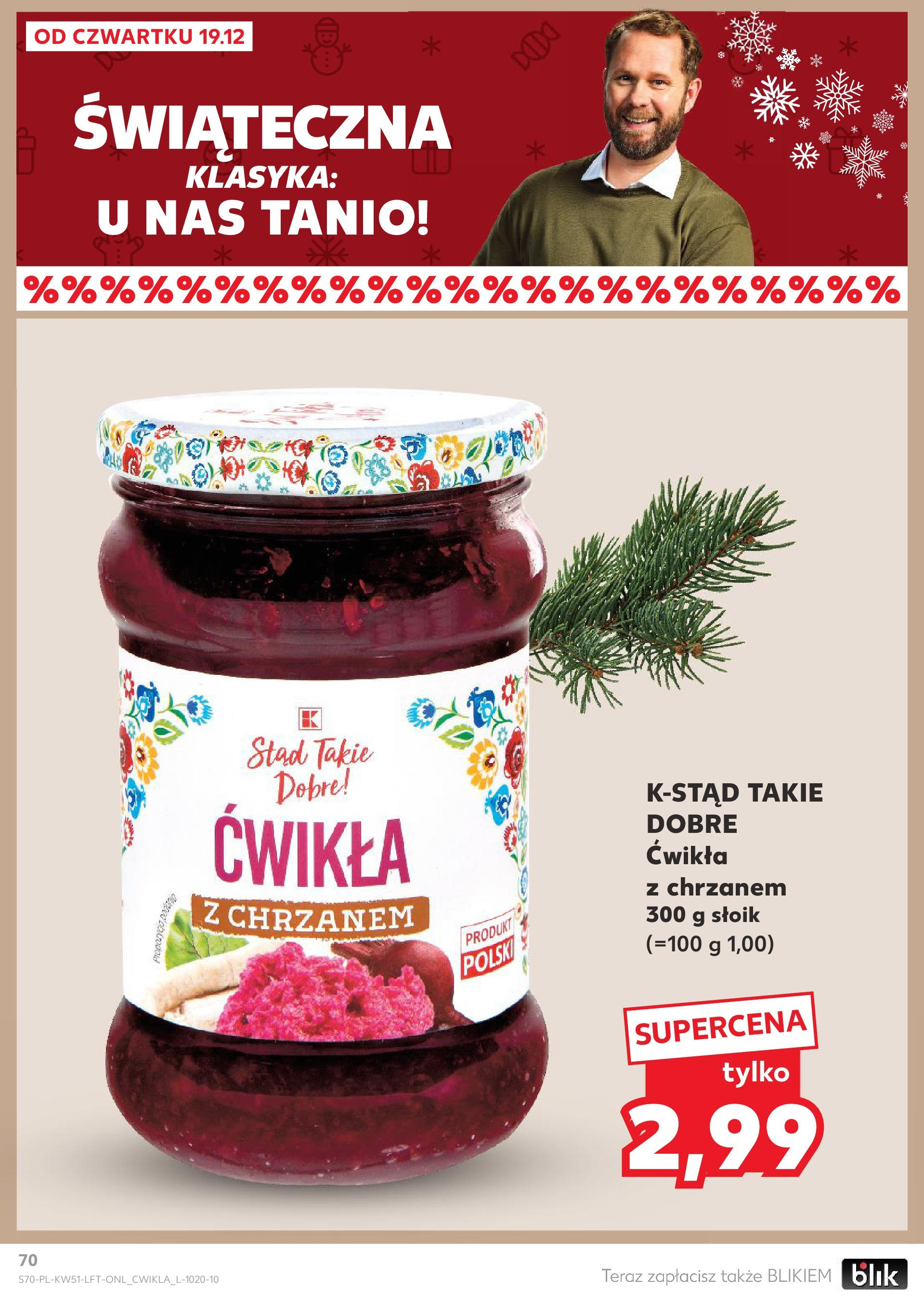 Kaufland gazetka od 19.12.2024 | Boże Narodzenie 🎄🎁 | Strona: 70