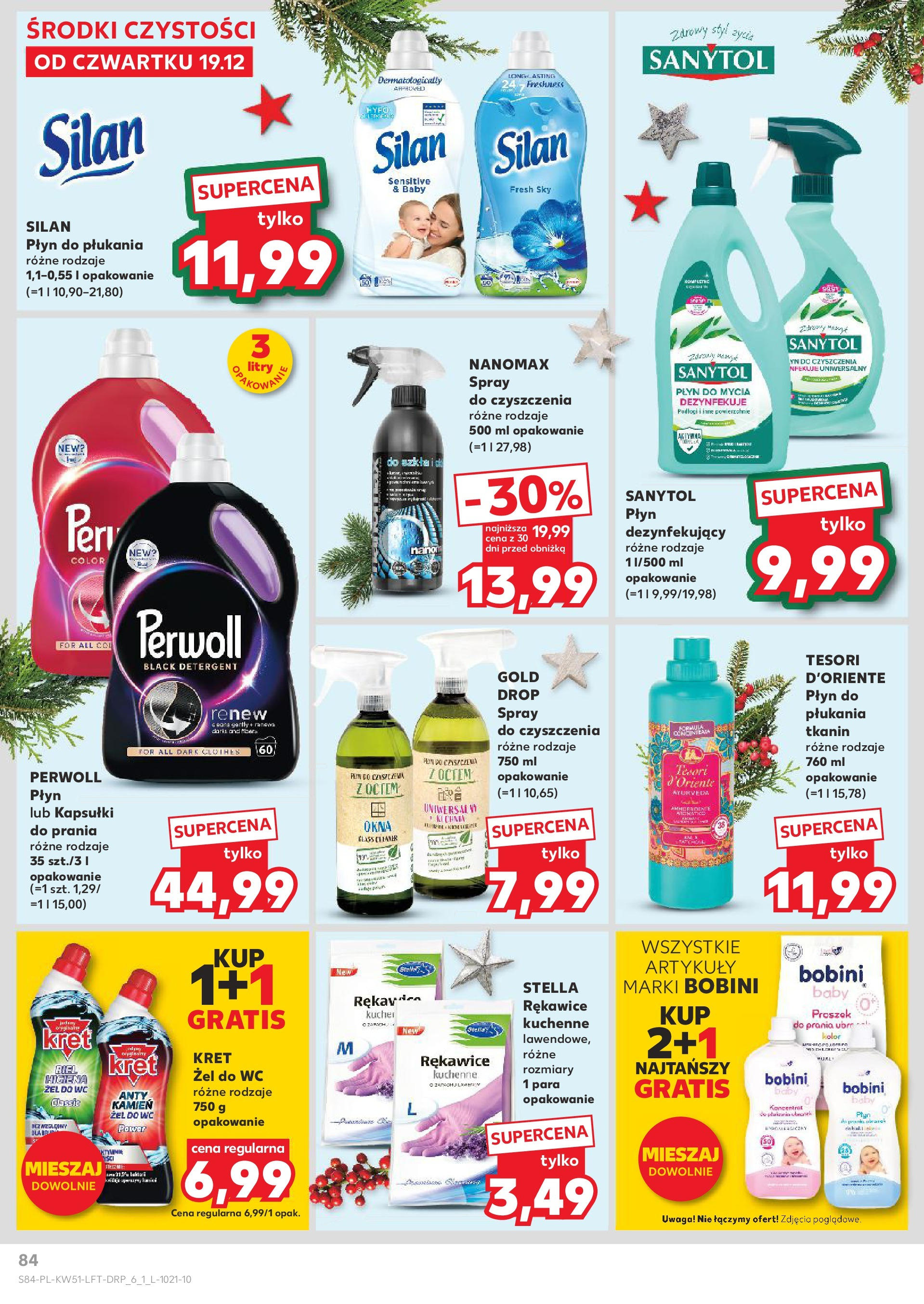 Kaufland gazetka od 19.12.2024 | Boże Narodzenie 🎄🎁 | Strona: 84 | Produkty: Cleaner, Detergent