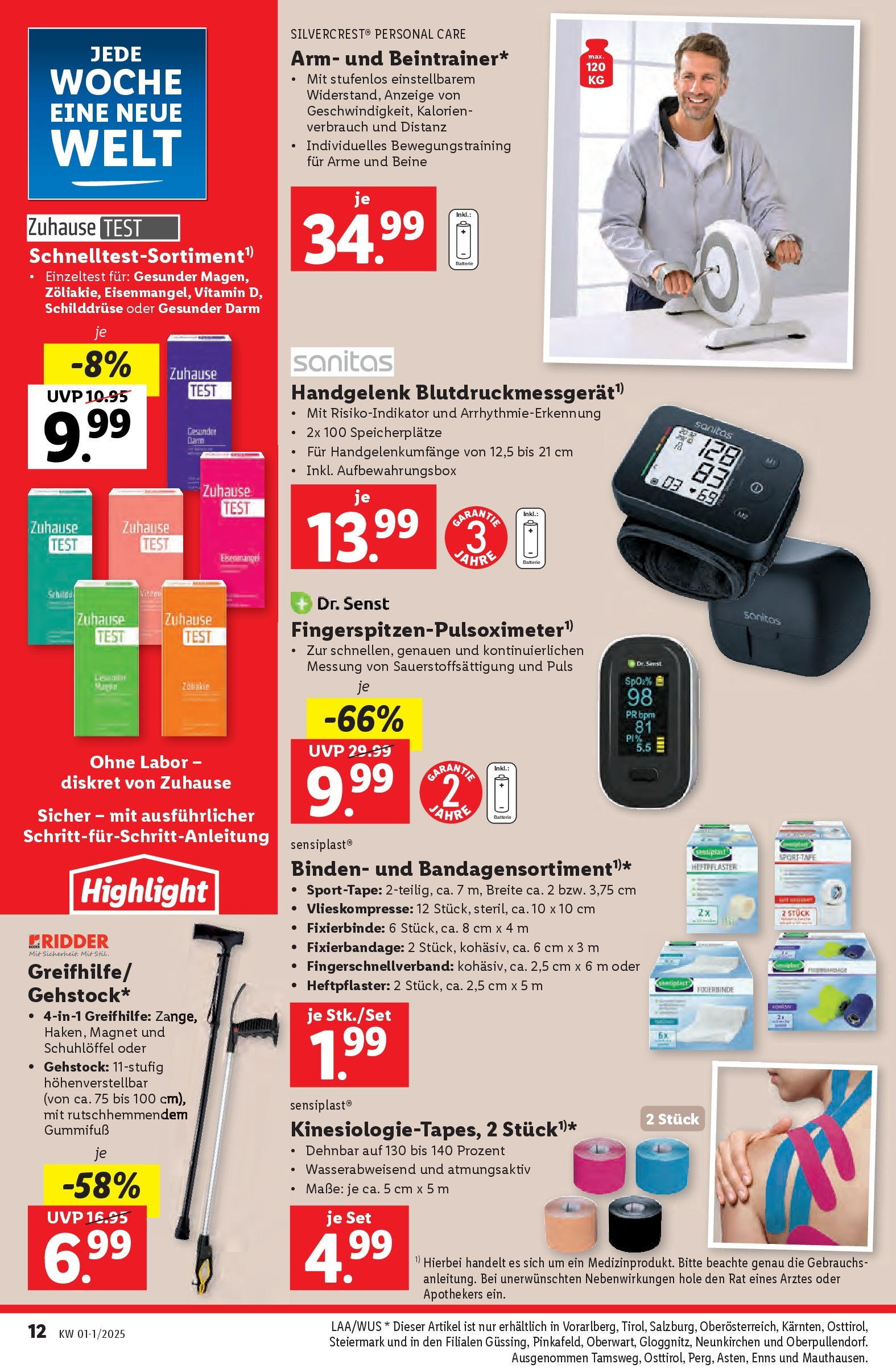 Lidl Flugblatt - Salzburg, Jenbach, Dornbirn ab 30.12.2024 - Angebote ab donnerstag | Seite: 12 | Produkte: Batterie