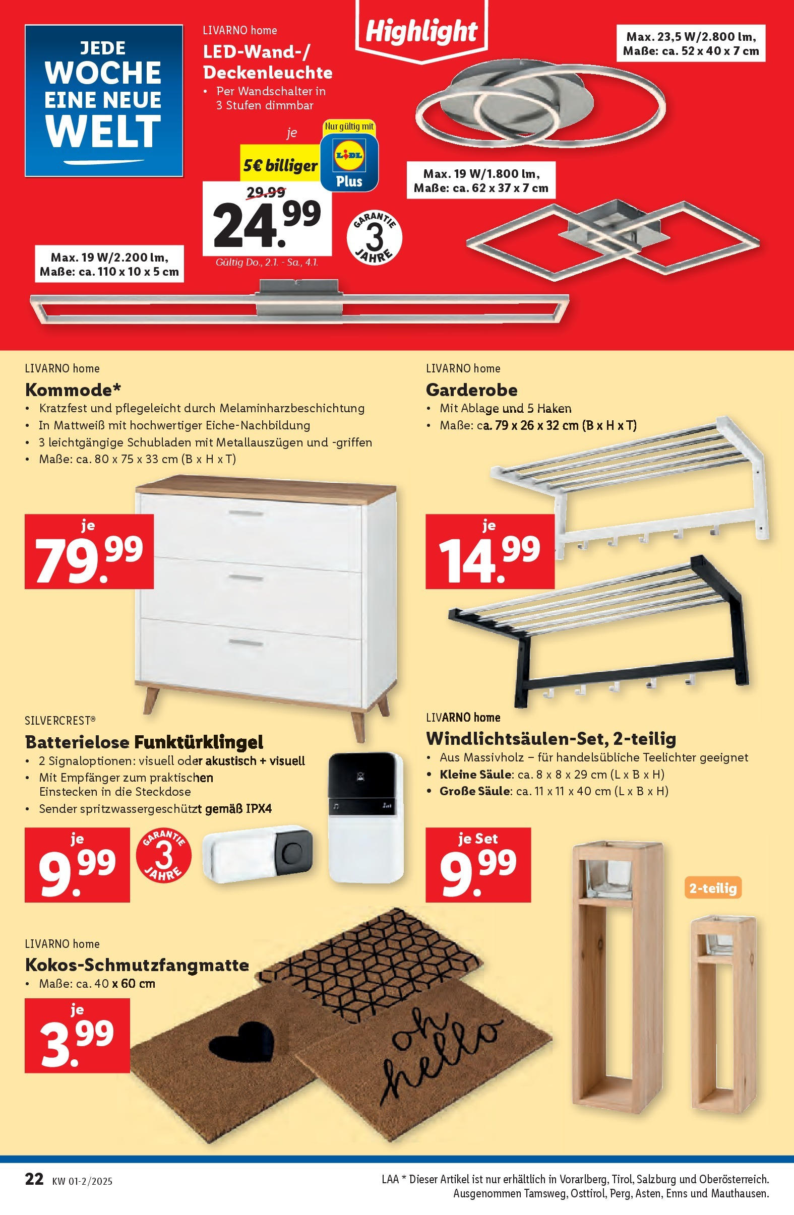 Lidl Flugblatt - Salzburg, Jenbach, Dornbirn ab 30.12.2024 - Angebote ab donnerstag | Seite: 38 | Produkte: Steckdose