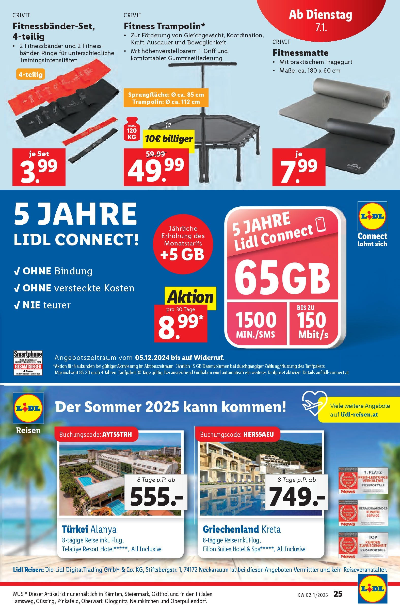 Lidl Flugblatt - Graz, Liezen, Oberwart ab 30.12.2024 - Angebote ab donnerstag | Seite: 43 | Produkte: Smartphone