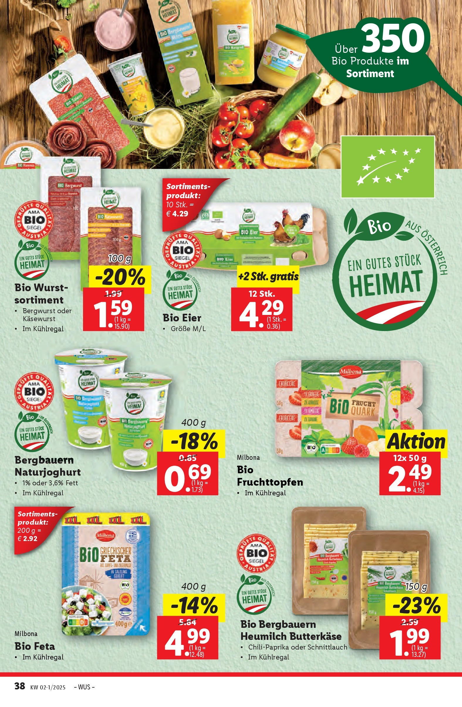 Lidl Flugblatt - Graz, Liezen, Oberwart ab 30.12.2024 - Angebote ab donnerstag | Seite: 56 | Produkte: Wurst, Eier, Salami