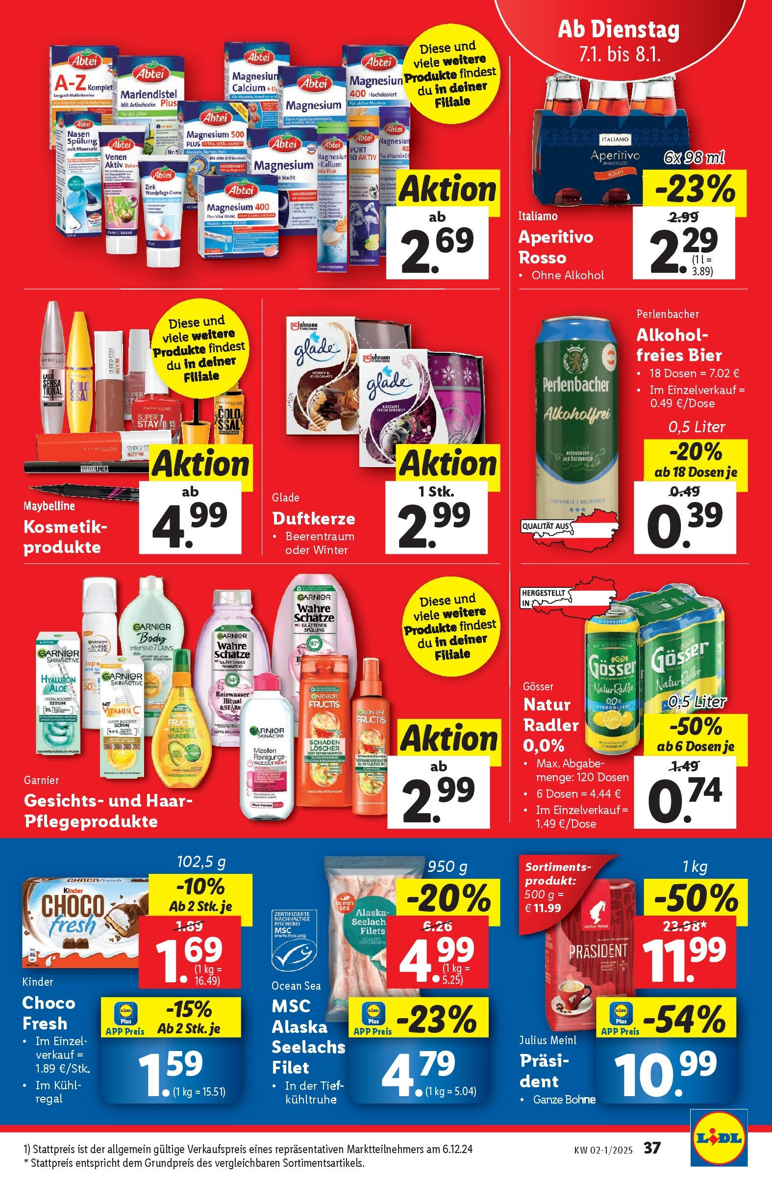 Lidl - Lidl: Flugblatt in deiner Nähe ab 01.01.2025 - Angebote ab donnerstag | Seite: 39 | Produkte: Regal, Shampoo, Spülung, Bier