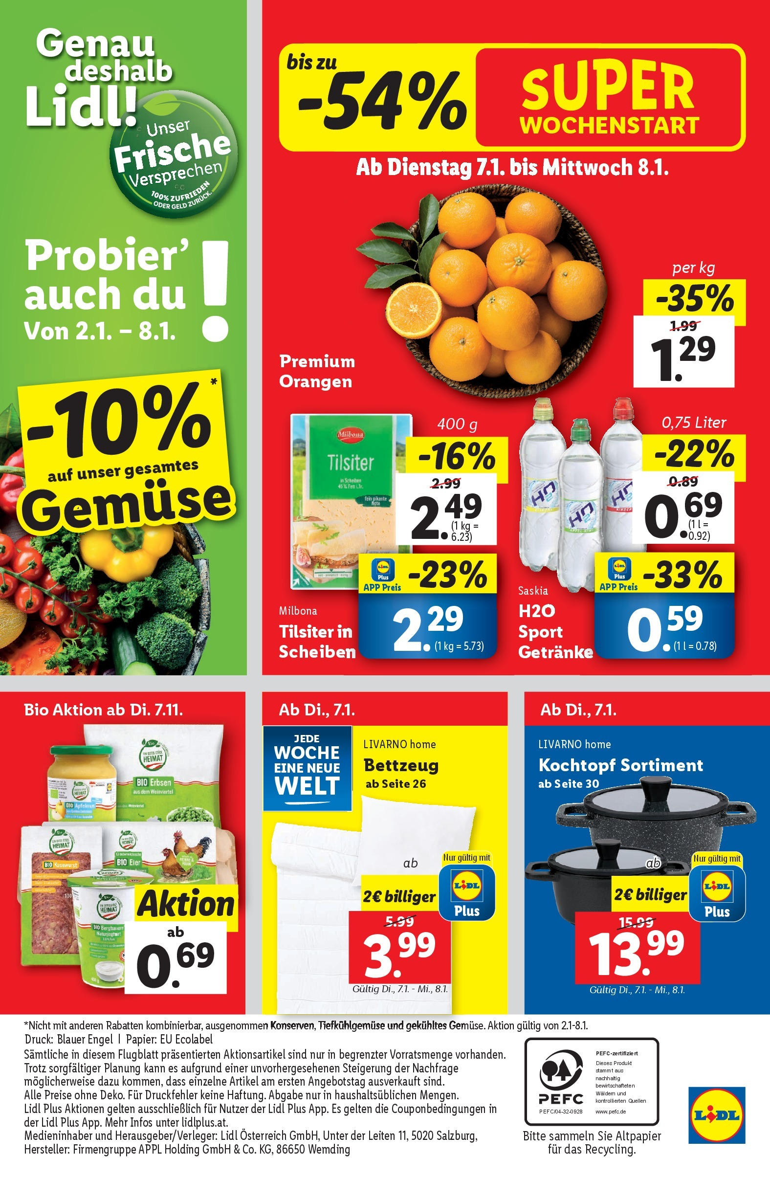 Lidl - Lidl: Flugblatt in deiner Nähe ab 01.01.2025 - Angebote ab donnerstag | Seite: 42 | Produkte: Gemüse, Erbsen, Eier, Orangen