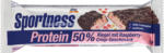 dm-drogerie markt Sportness Proteinriegel 50%, Raspberry Crisp Geschmack - bis 15.03.2025