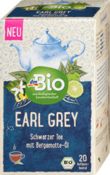 dmBio Schwarzer Tee Earl Grey (20 Beutel)