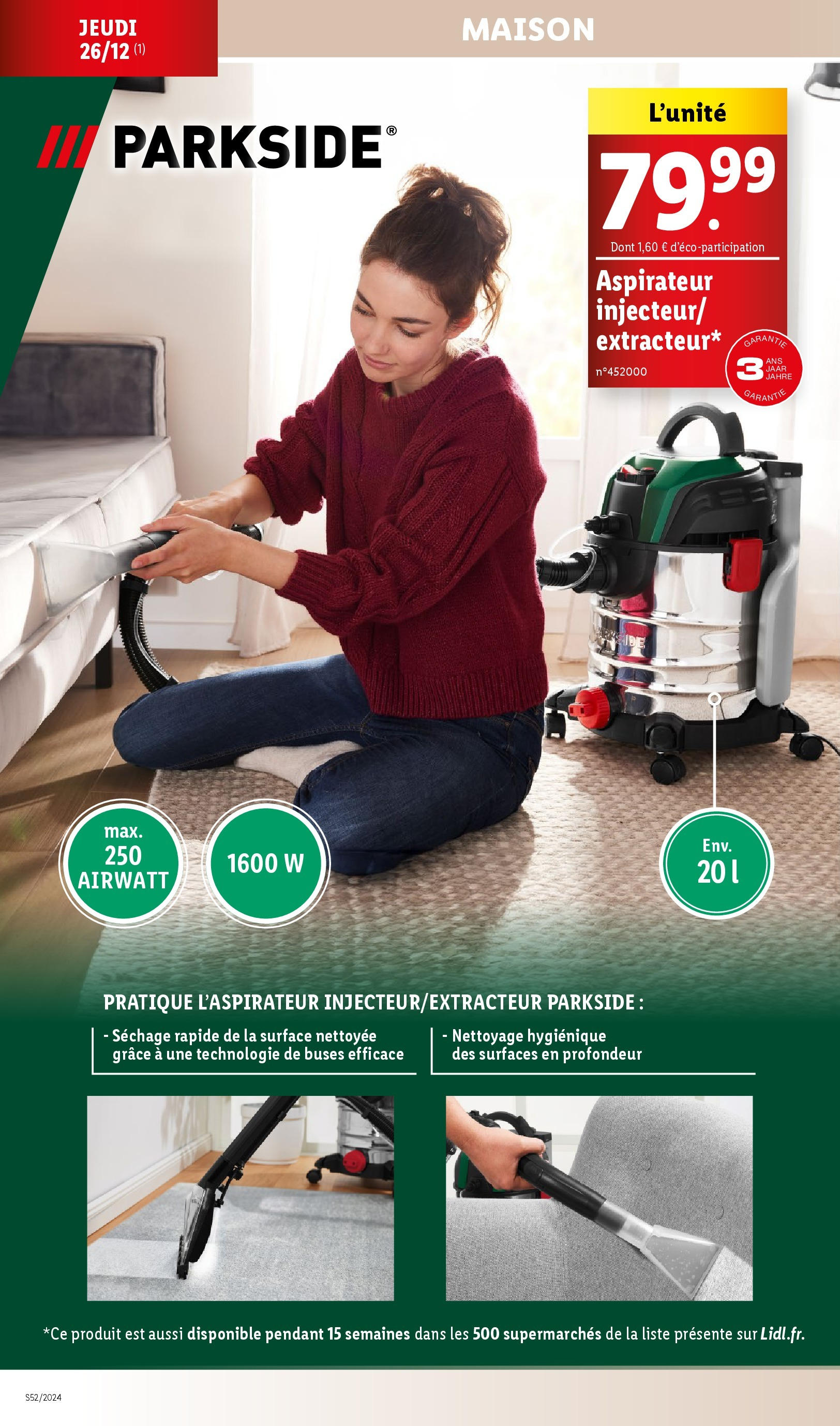 Catalogue LIDL du 22/12/2024 | Promo prospectus en ligne | Page: 34 | Produits: Aspirateur