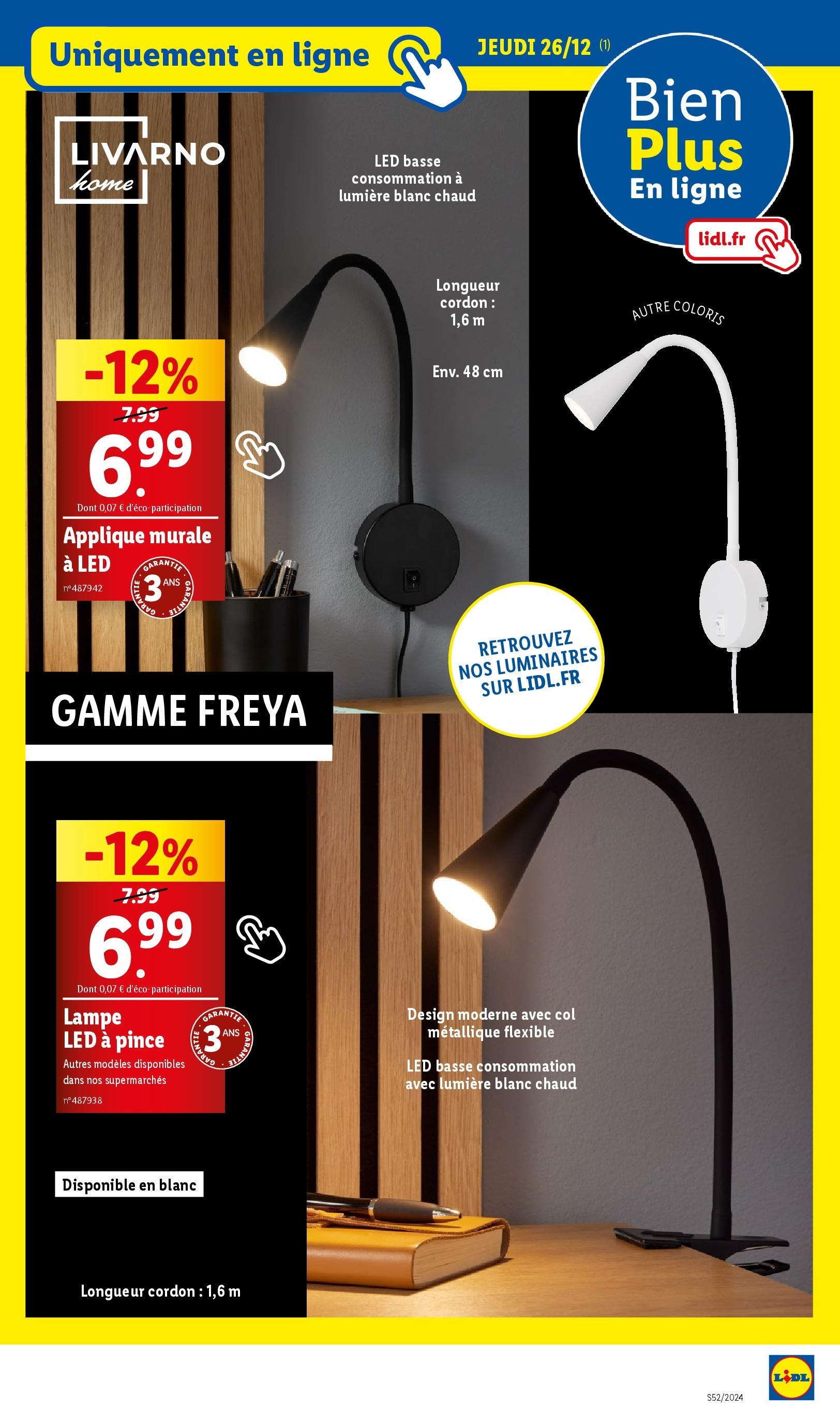 Catalogue LIDL du 22/12/2024 | Promo prospectus en ligne | Page: 39 | Produits: Lampe