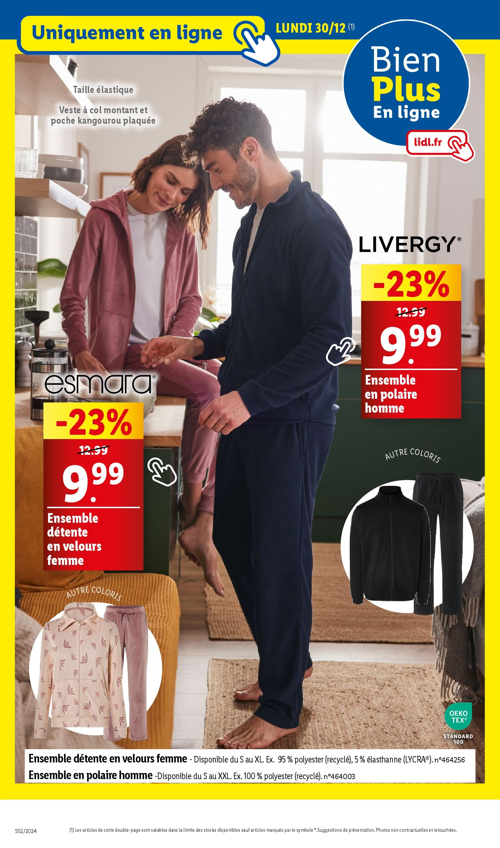 Catalogue LIDL du 25/12/2024 | Promo prospectus en ligne | Page: 68 | Produits: Veste