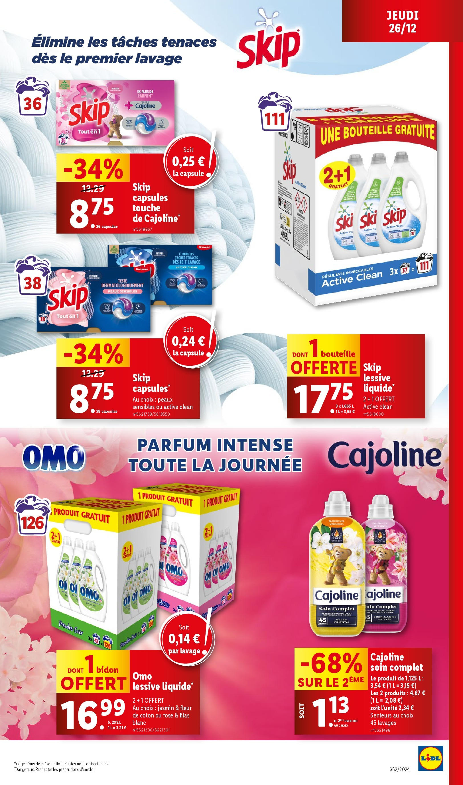 Catalogue LIDL du 25/12/2024 | Promo prospectus en ligne | Page: 27 | Produits: Parfum, Ski, Lessive, Vêtements