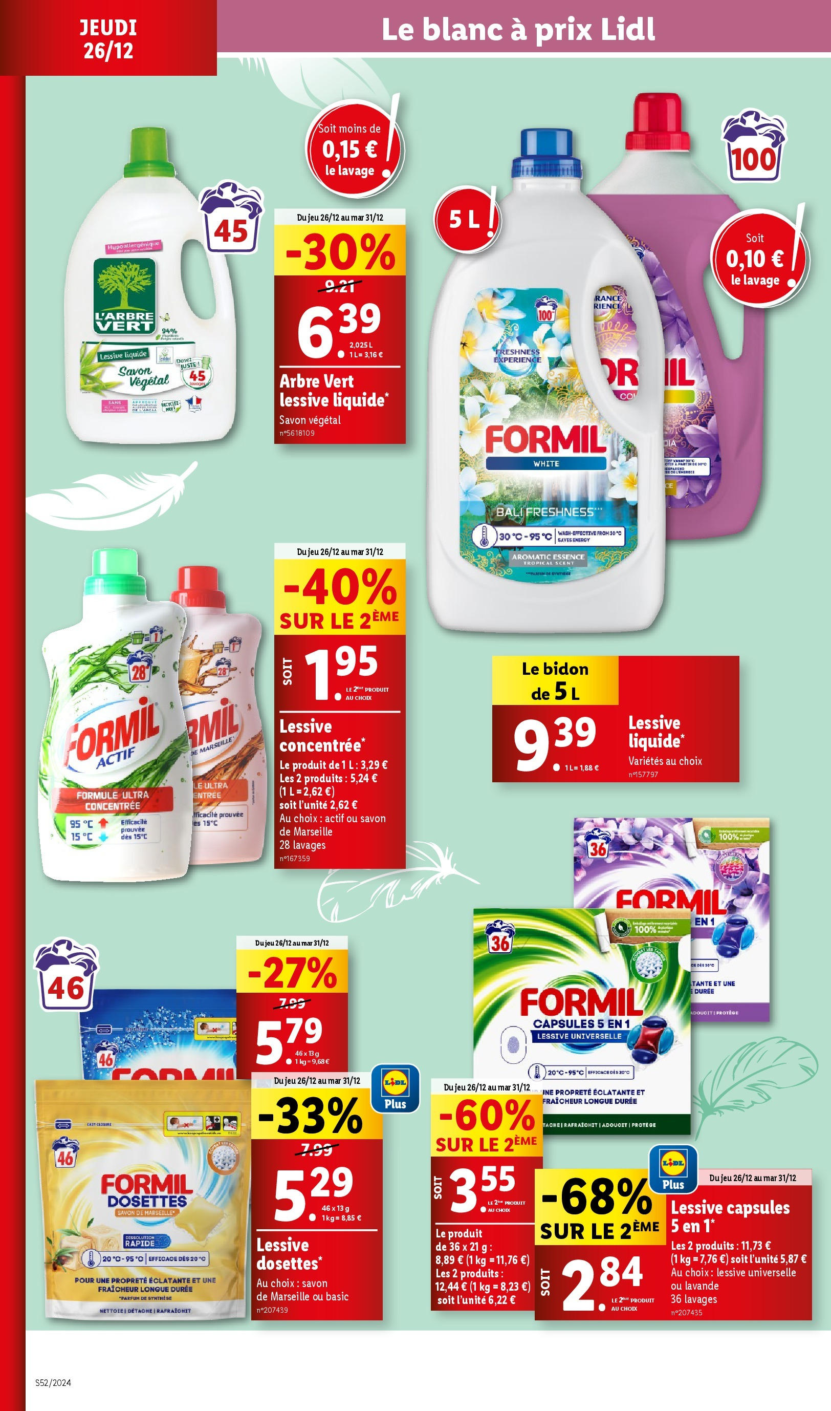 Catalogue LIDL du 25/12/2024 | Promo prospectus en ligne | Page: 28 | Produits: Lavande, Savon, Lessive Liquide, Lessive