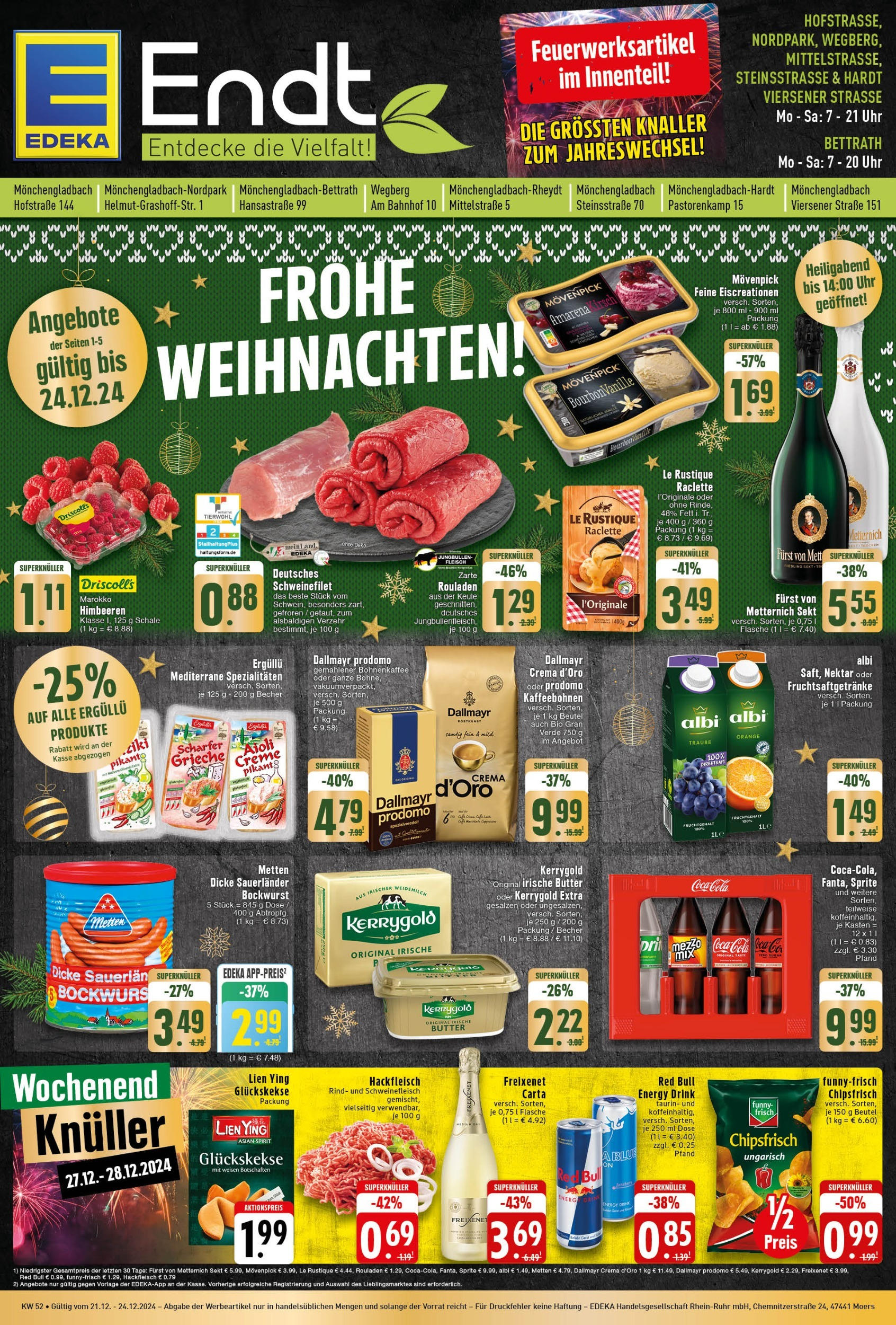 EDEKA Prospekt ab 22.12.2024 - EDEKA: Wochenangebote Online