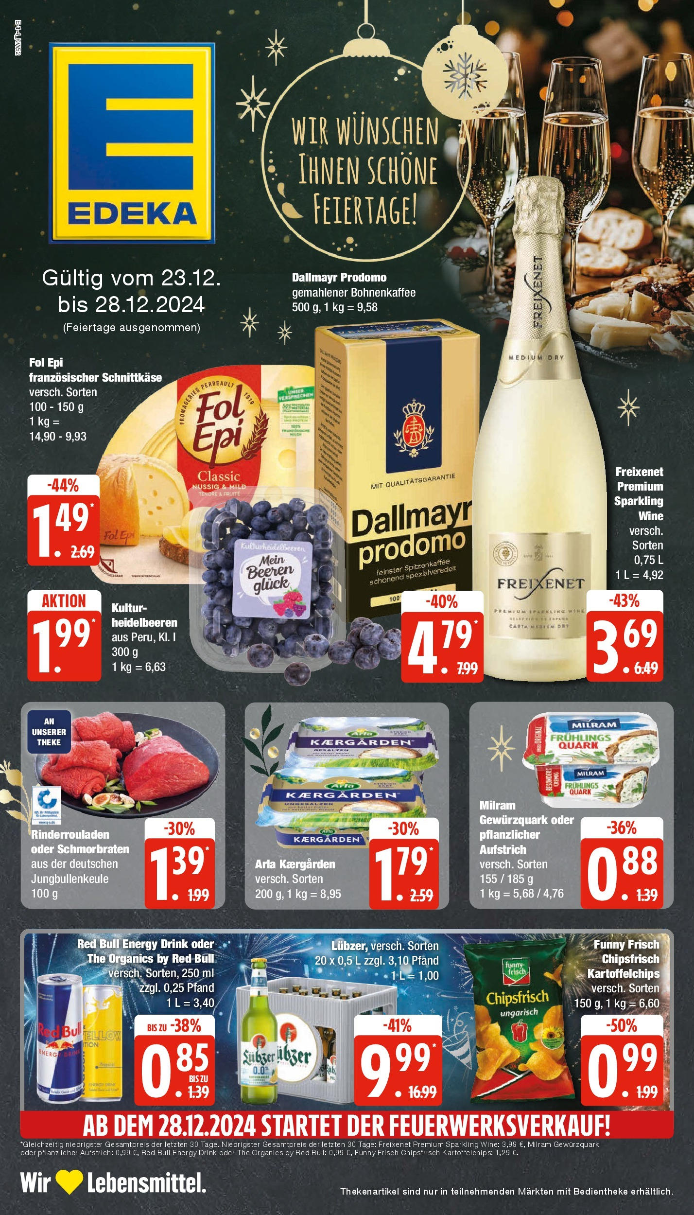 EDEKA Prospekt ab 22.12.2024 - EDEKA: Wochenangebote Online