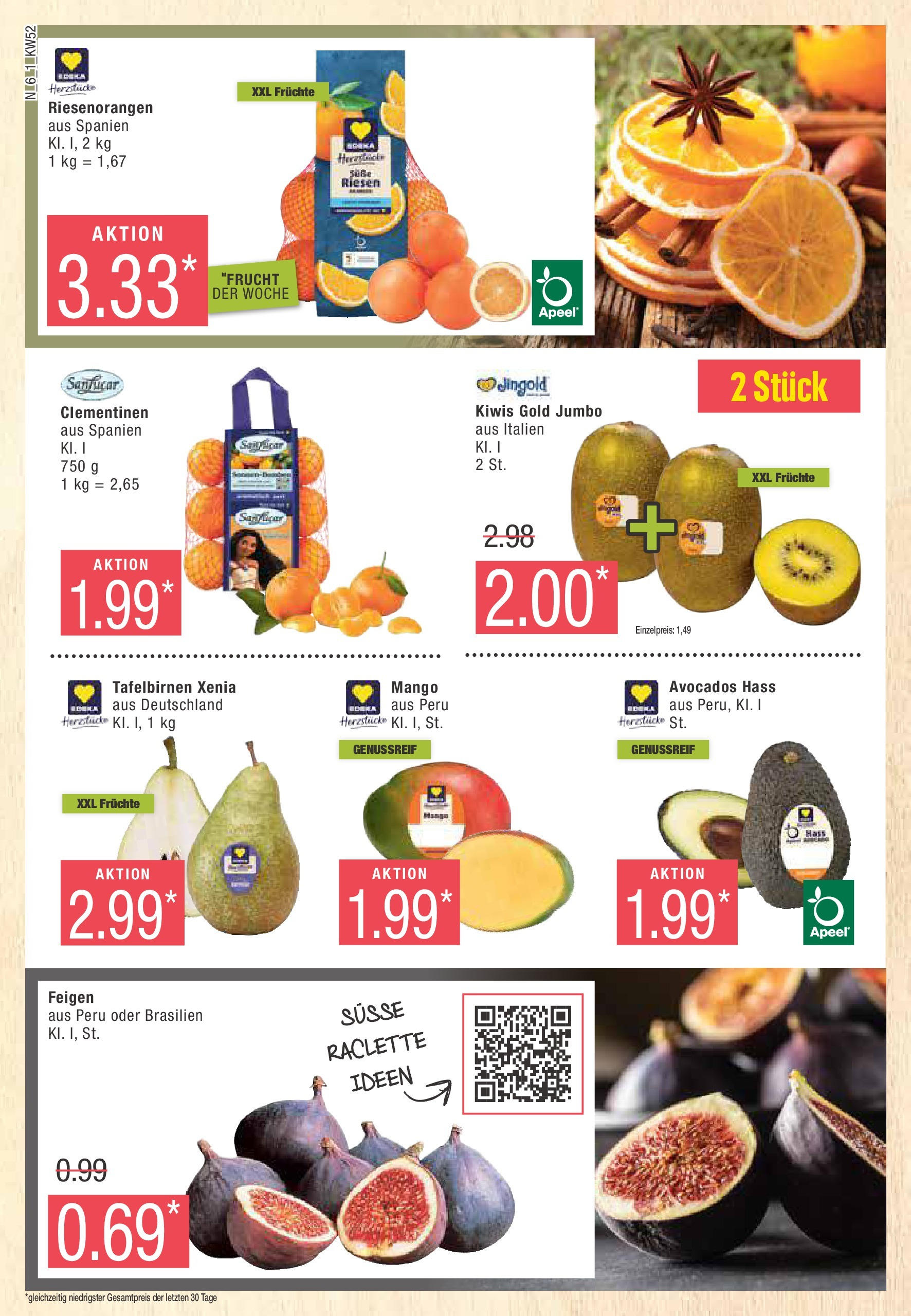 Marktkauf - Marktkauf: Wochenangebote (ab 22.12.2024) » Angebote online | Seite: 6 | Produkte: Mango, Raclette