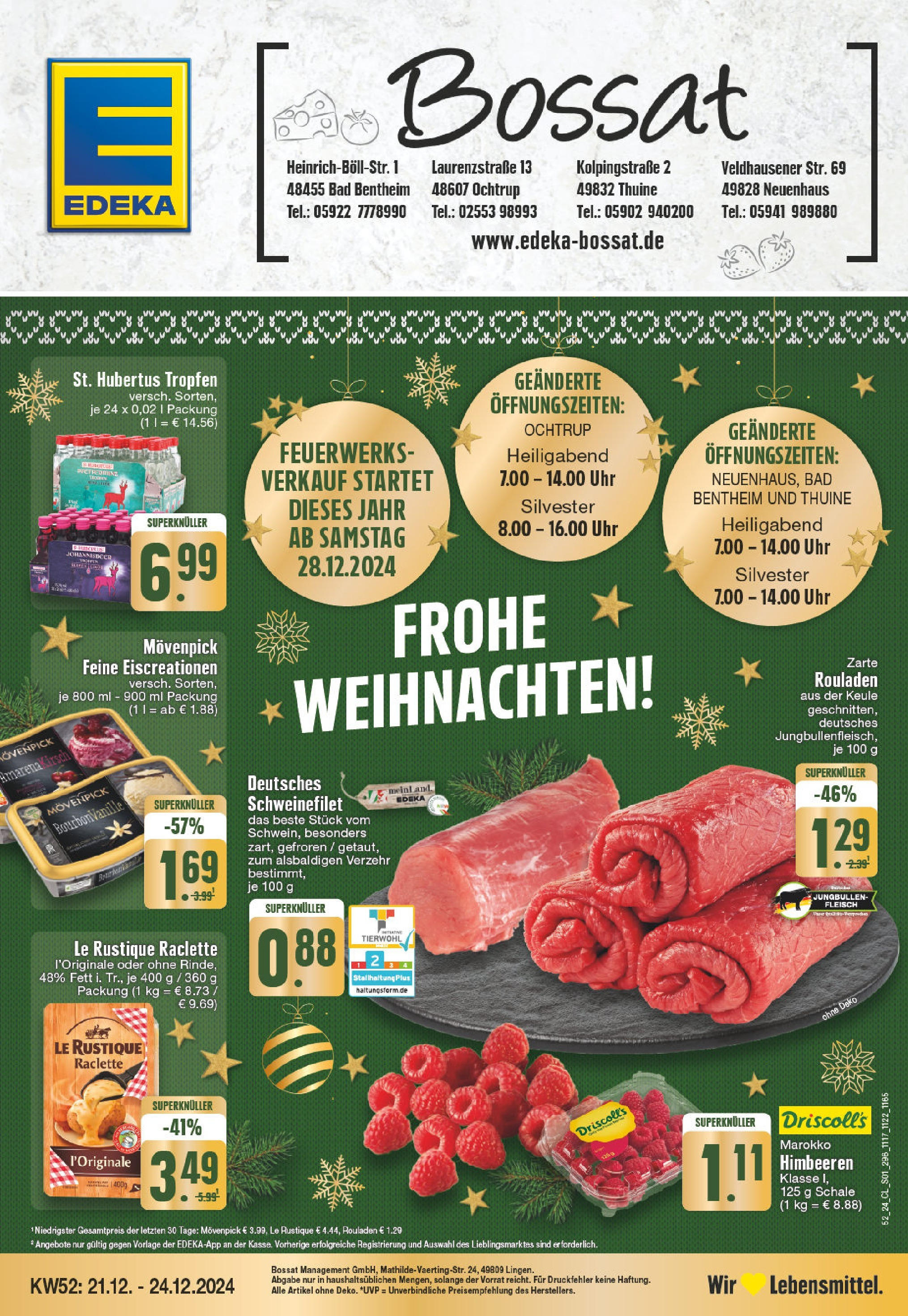 EDEKA Prospekt ab 22.12.2024 - EDEKA: Wochenangebote Online