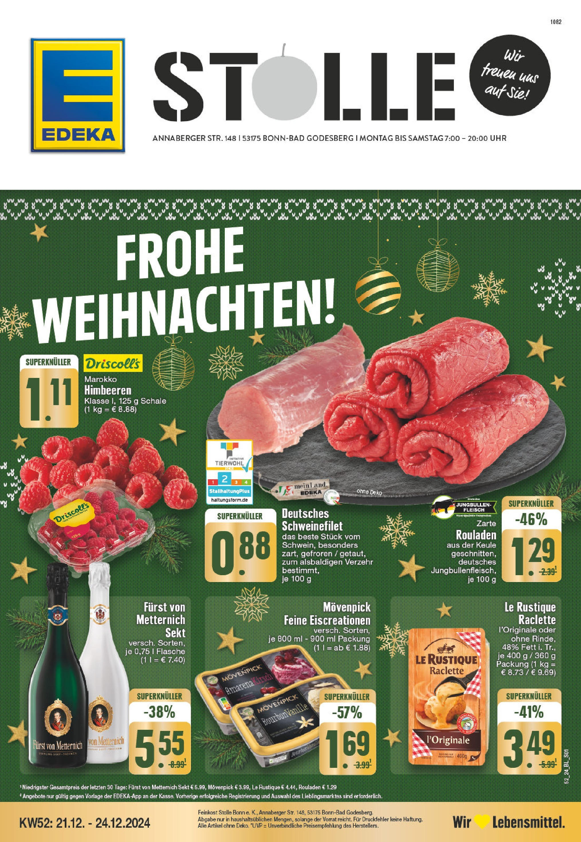 EDEKA Prospekt ab 22.12.2024 - EDEKA: Wochenangebote Online