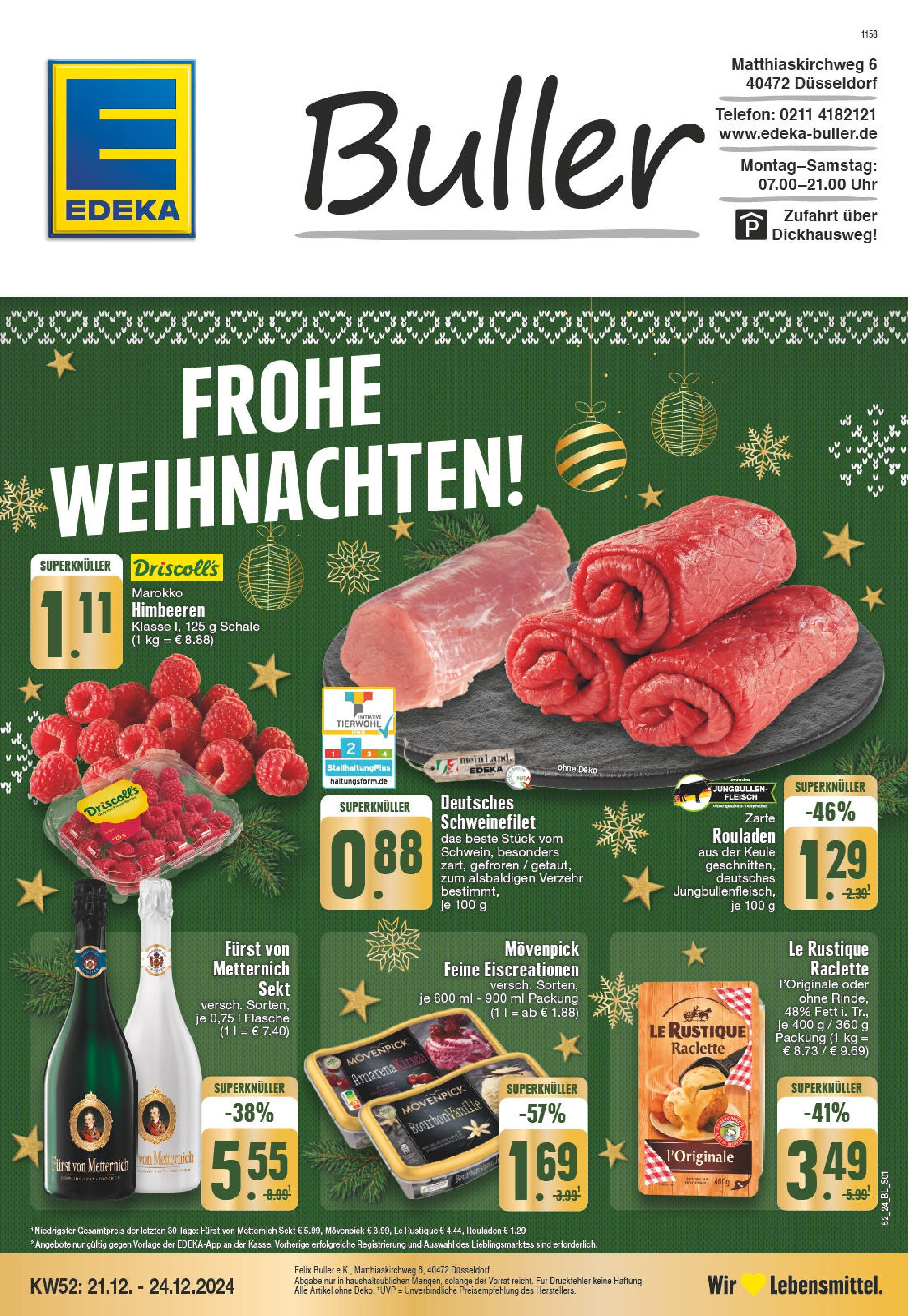 EDEKA Prospekt ab 22.12.2024 - EDEKA: Wochenangebote Online