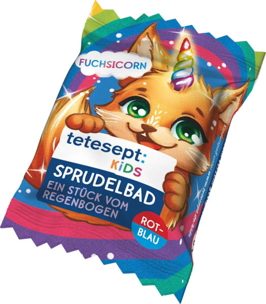 tetesept Kinder Badezusatz Sprudelbad Regenbogen