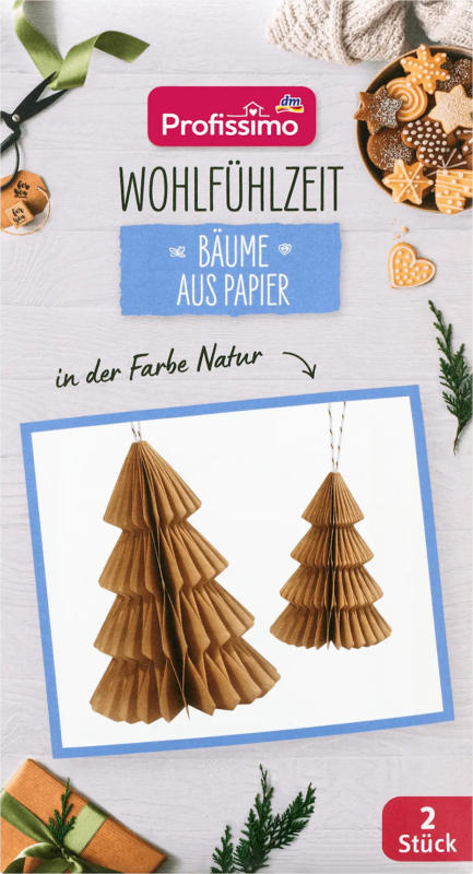 Dekorieren & Einrichten Dekobäume aus Papier Natur