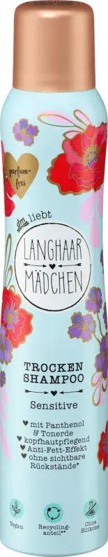 Langhaarm&auml;dchen Trockenshampoo sensitive