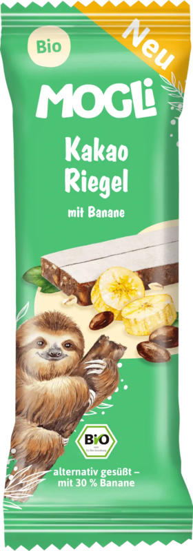 MOGLi Riegel Kakao mit Banane ab 3 Jahren