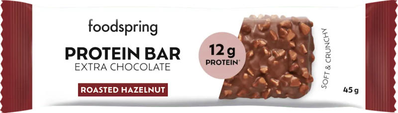 foodspring Proteinriegel Chocolate Roasted Hazelnut