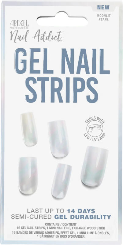 ARDELL Nagelfolien, Gel Nail Strips Moonlit Pearl