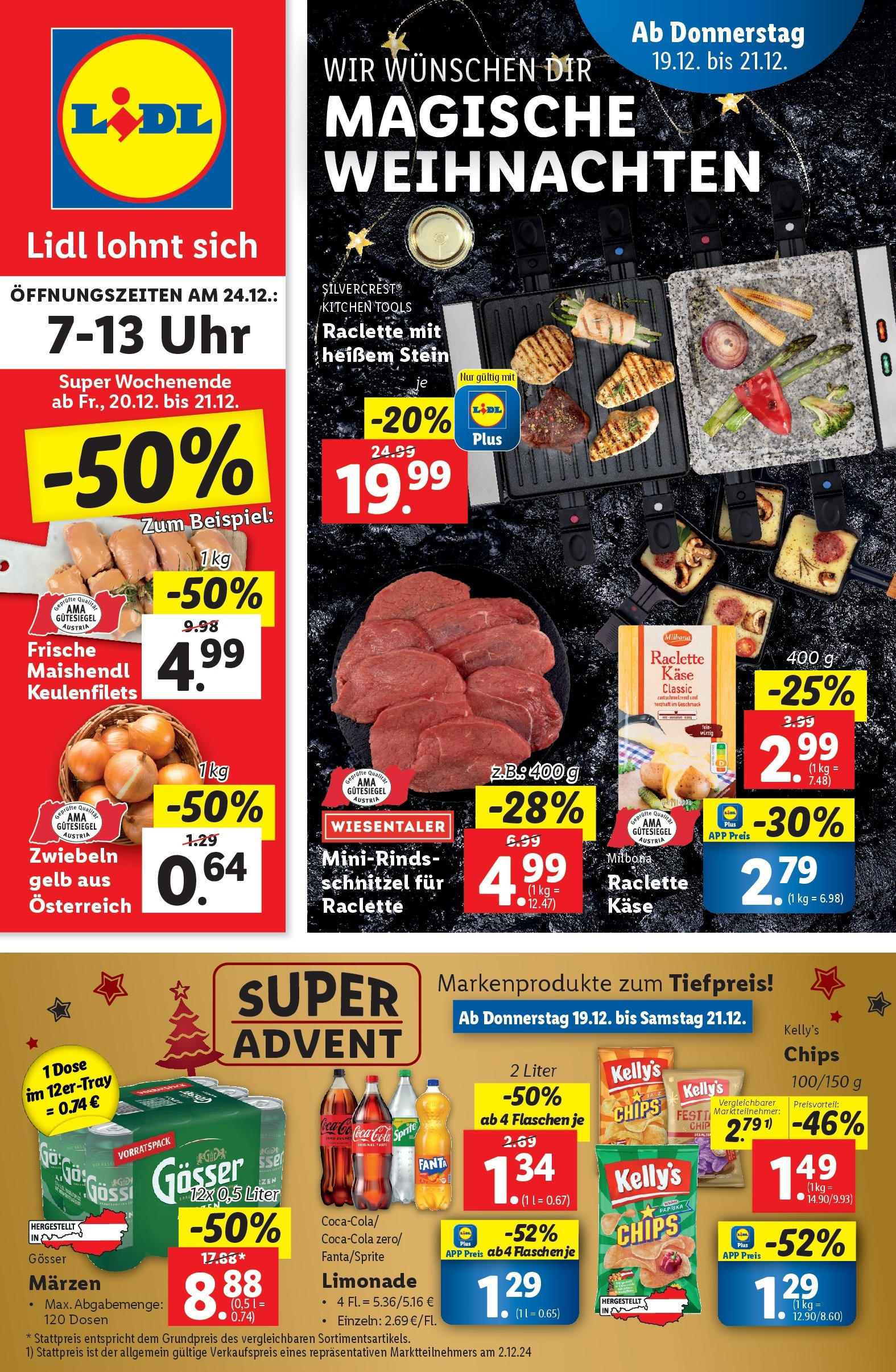  LIDL Flugblatt ab 19.12.2024 - Angebote "Salzburg, Jenbach, Dornbirn" - Seite 1