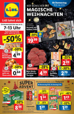 Vorschau von dem Prospekt - Lidl Flugblatt - Graz, Liezen, Oberwart gültig ab 19.12.2024