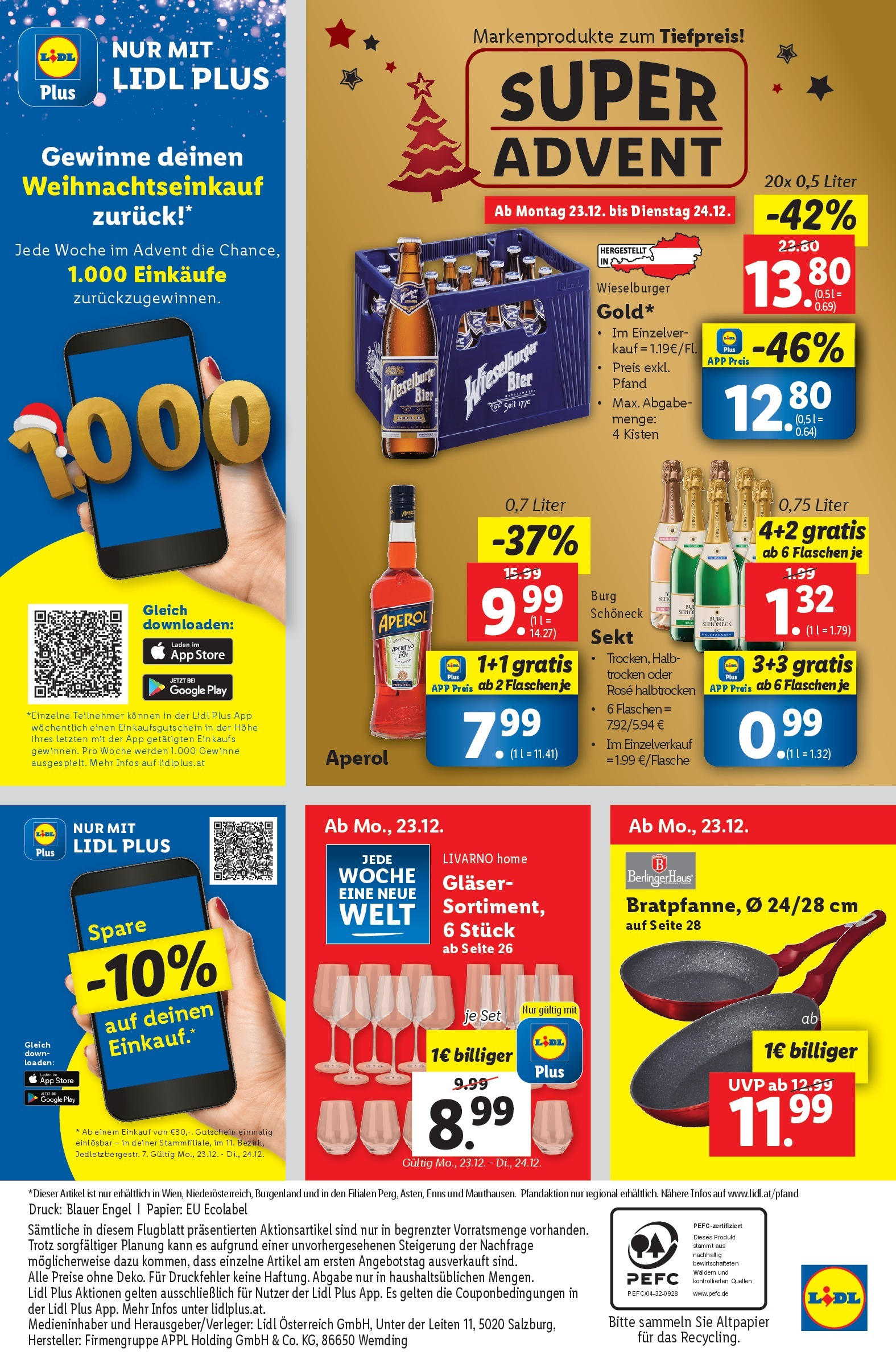 Lidl Flugblatt - Wien, Kittsee, Pölten ab 19.12.2024 - Angebote ab donnerstag | Seite: 42 | Produkte: Bier