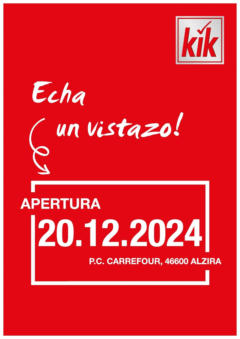 Vista previa del folleto de la tienda KIK válido desde el 19/12/2024 