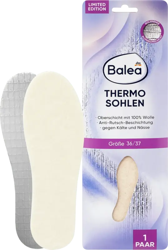 Balea Einlegesohlen Thermo Gr. 36/37 (1 Paar)