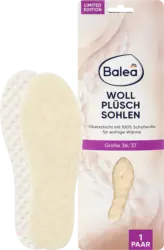 Balea Einlegesohlen Wollpl&uuml;sch Gr. 36/37 (1 Paar)