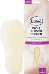 Balea Einlegesohlen Wollplüsch Gr. 38/39 (1 Paar)