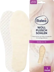 Balea Einlegesohlen Wollplüsch Gr. 44/45 (1 Paar)