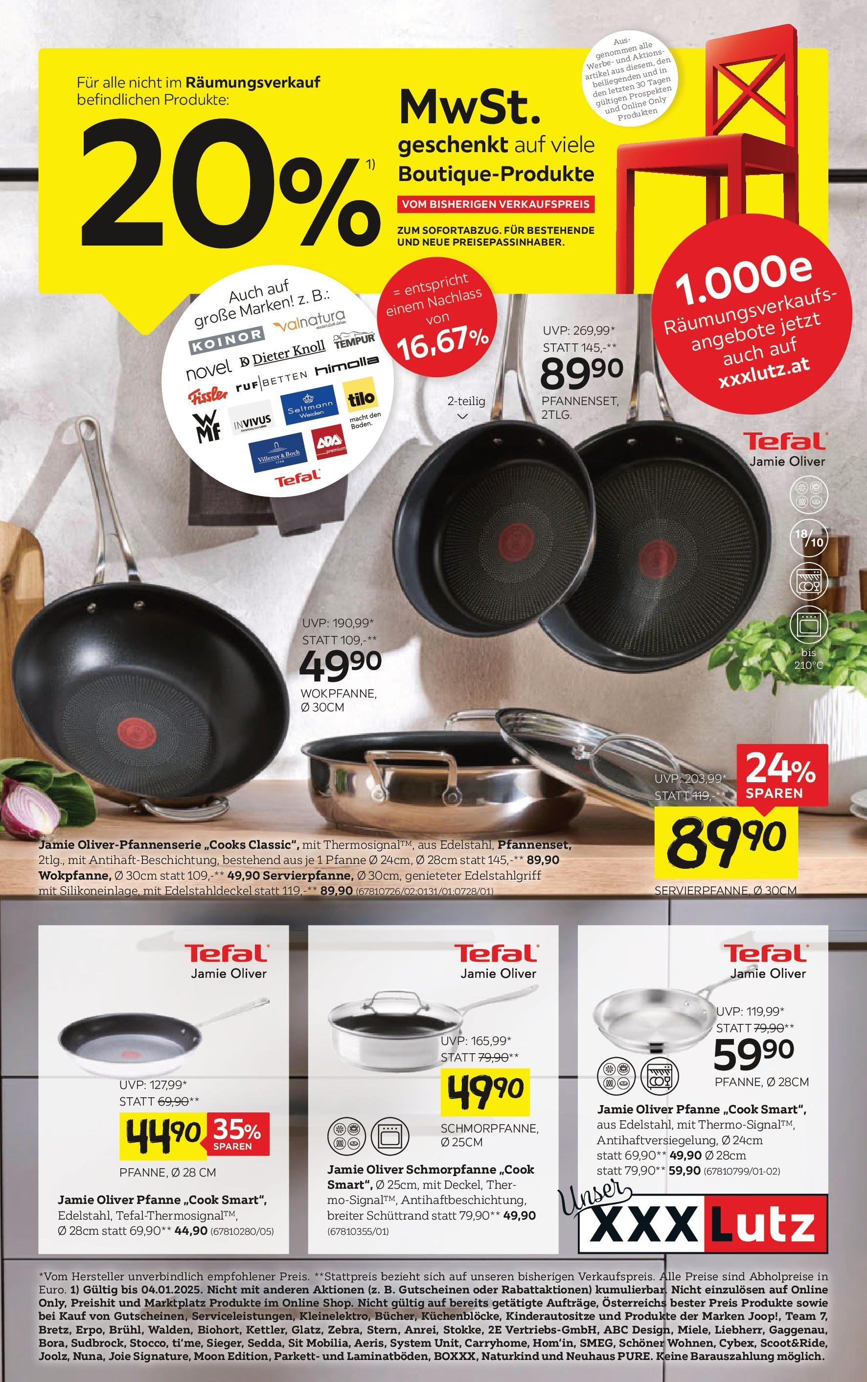  XXXLutz Boutique Tefal ab (23.12.2024 - 26.01.2025) - Seite 1