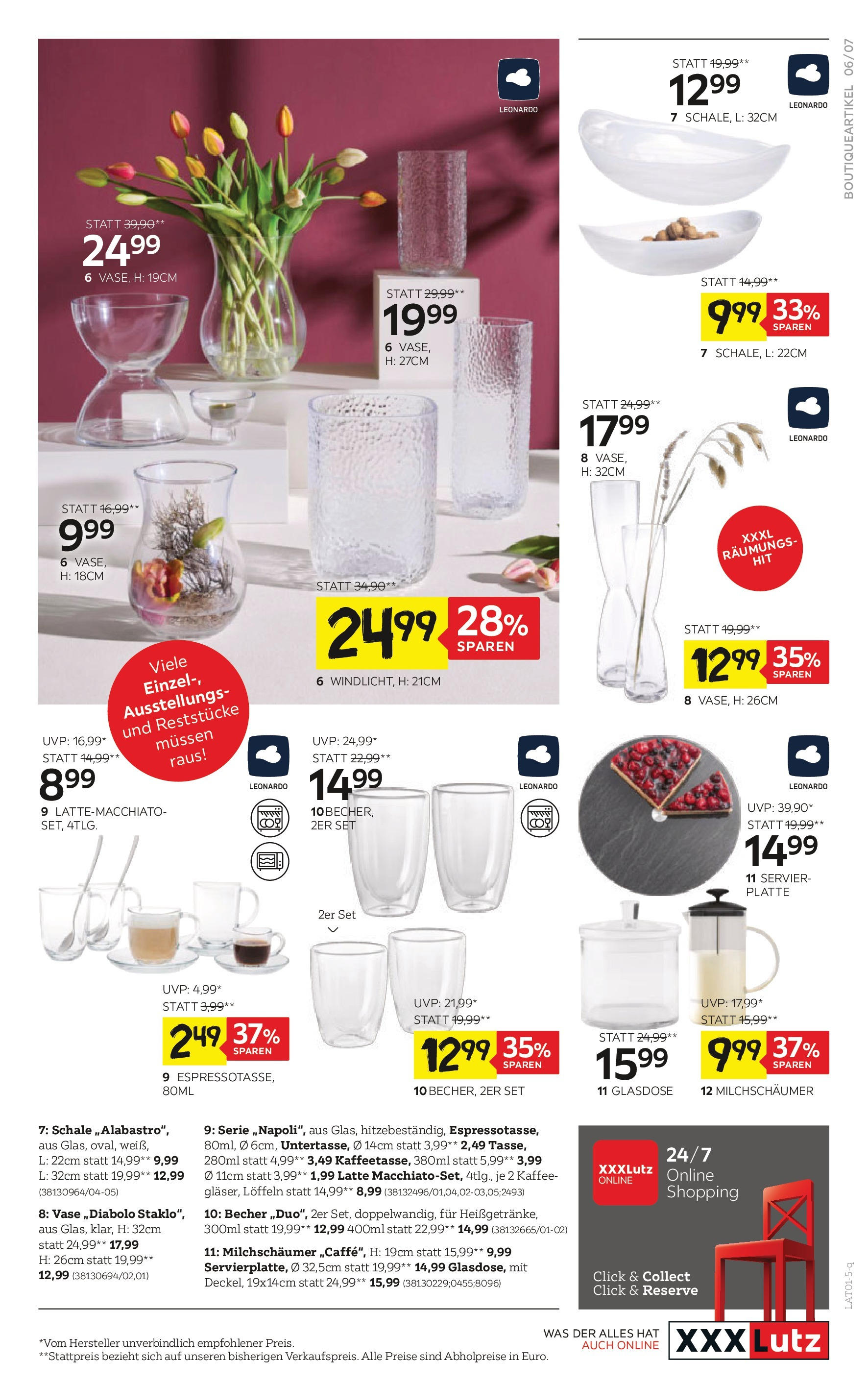 XXXLutz - Boutique Tefal von 23.12.2024 - Aktuelle Angebote | Seite: 7 | Produkte: Vase, Kaffee