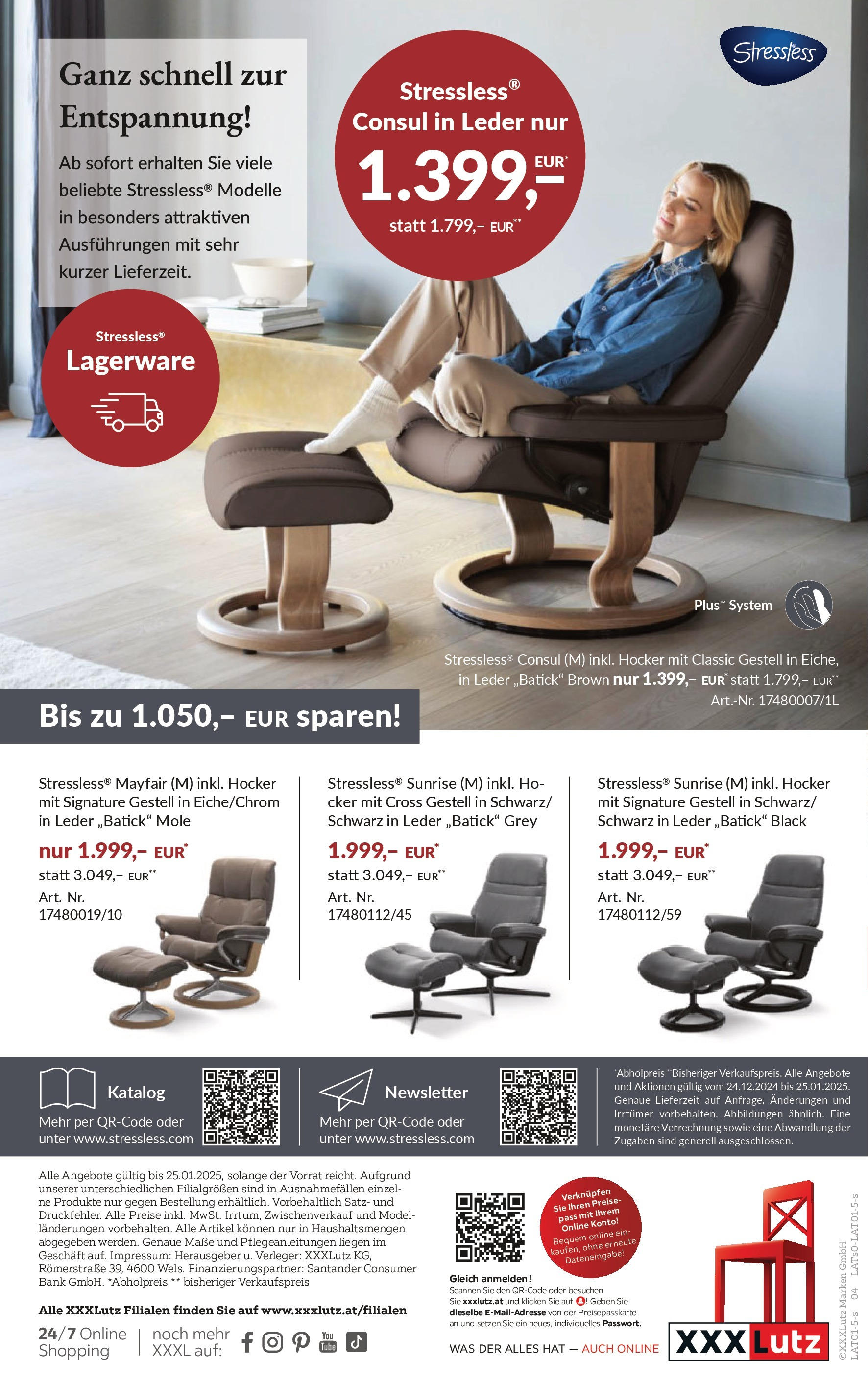 XXXLutz - Polstermöbel Stressless Ekornes von 23.12.2024 - Aktuelle Angebote | Seite: 4