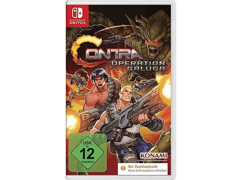 Contra: Operation Galuga (Code in a Box) - [Nintendo Switch]