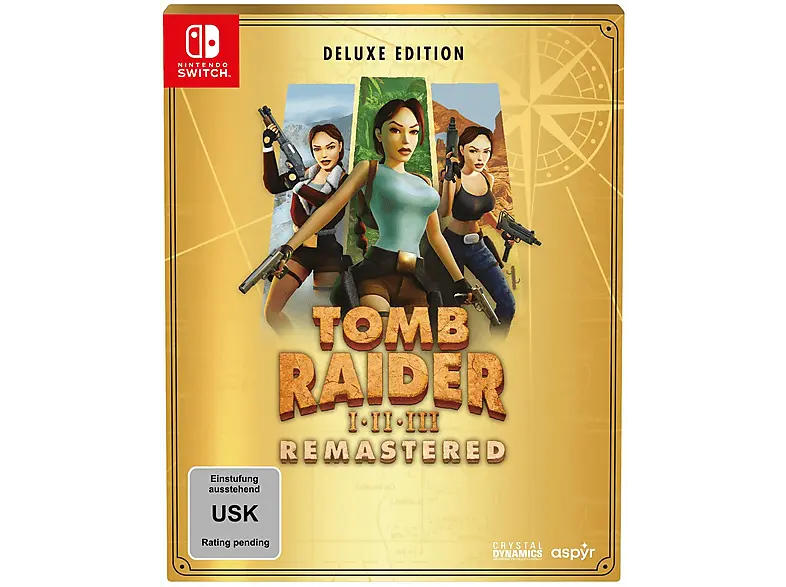 Tomb Raider I-III Remastered Starring Lara Croft: Deluxe Edition - [Nintendo Switch]