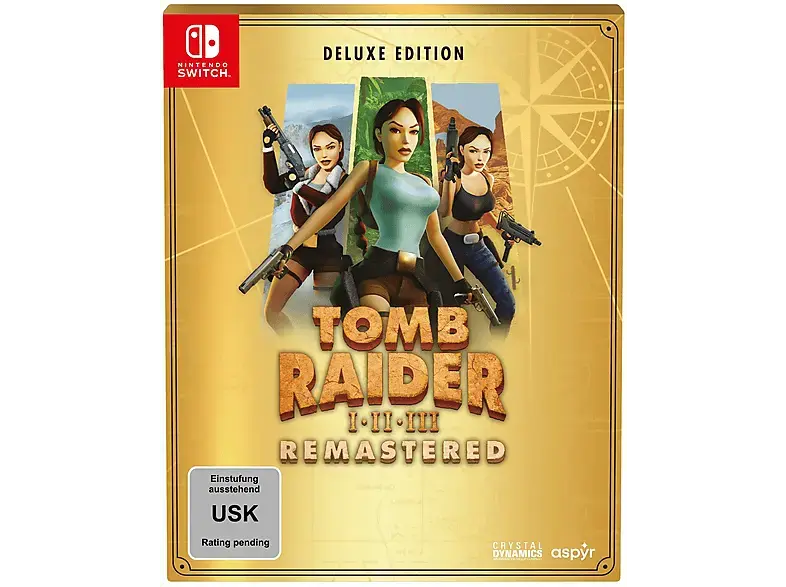 Tomb Raider I-III Remastered Starring Lara Croft: Deluxe Edition - [Nintendo Switch]