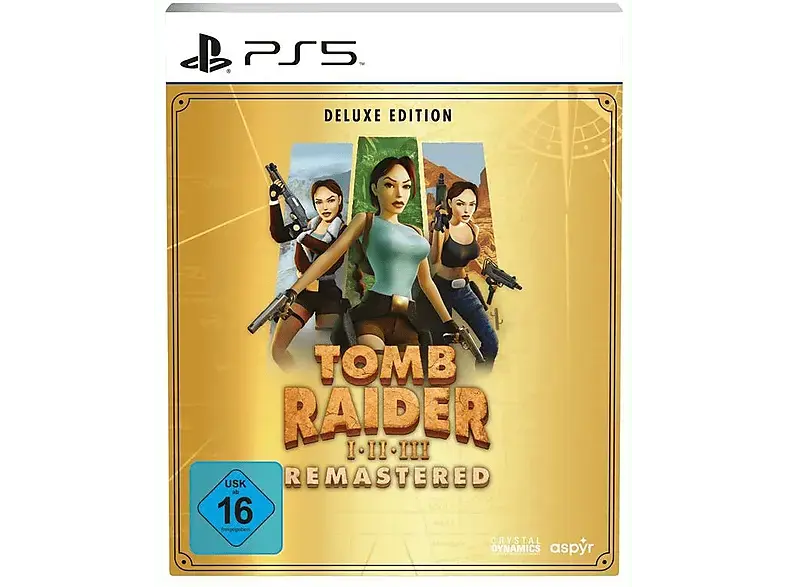 Tomb Raider I-III Remastered Starring Lara Croft: Deluxe Edition - [PlayStation 5]