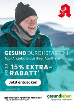 OFFERS - Gesund durchstarten! Top-Angebote aus Ihrer Apotheke gültig ab dem 27.12.2024