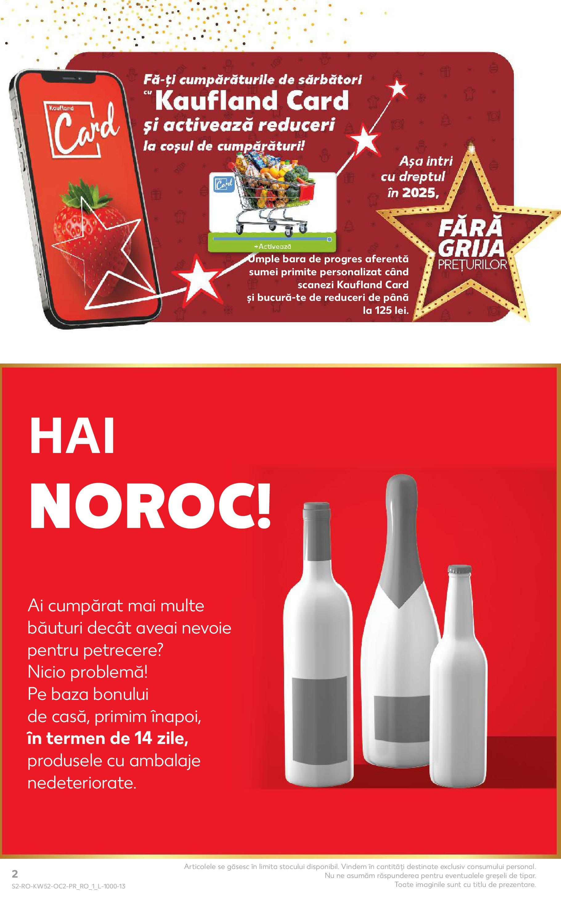 Kaufland - Catalog Kaufland până în data de 29.12.2024 24.12.2024 - Revista si Oferta | Pagină: 2