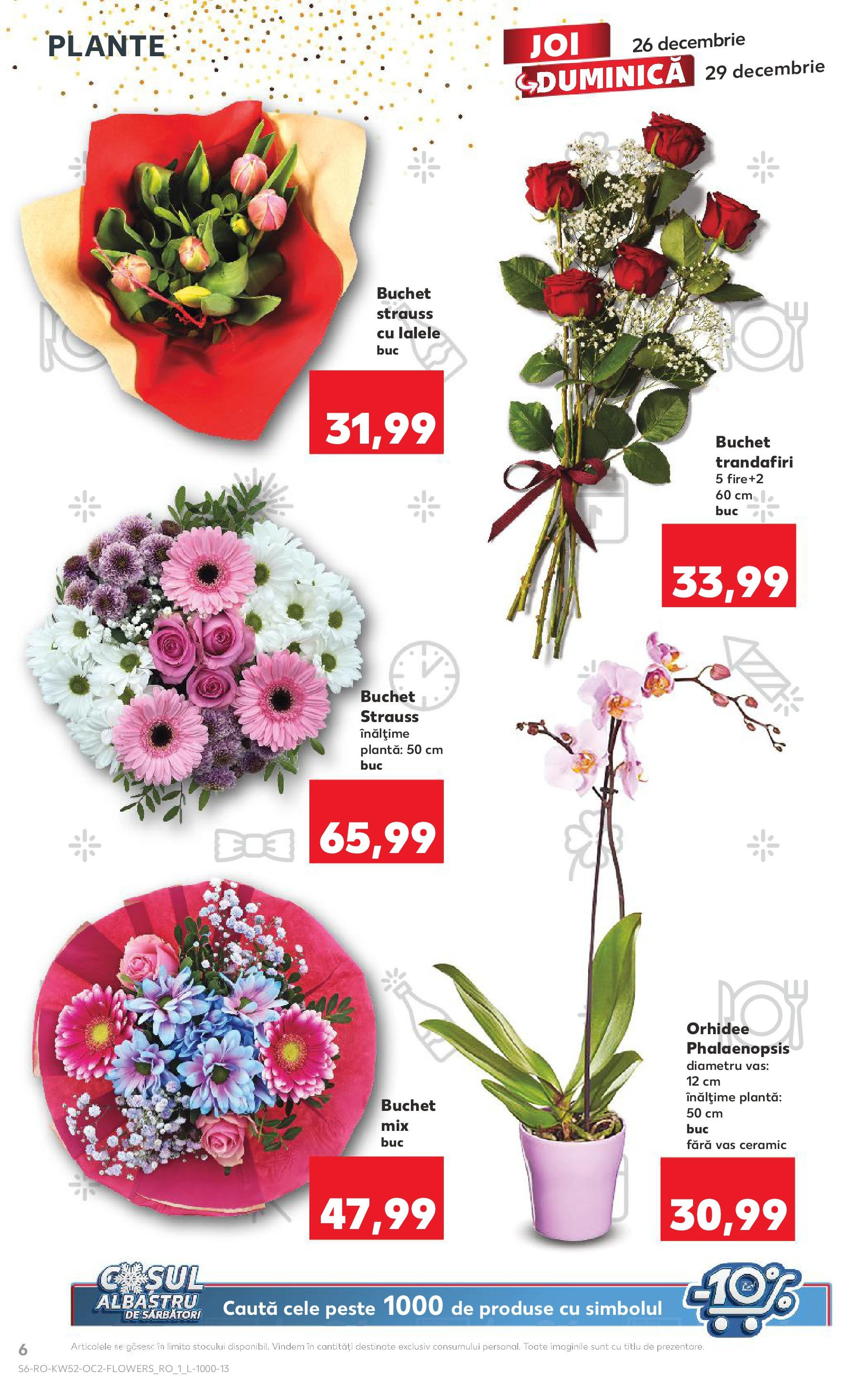 Kaufland - Catalog Kaufland până în data de 29.12.2024 24.12.2024 - Revista si Oferta | Pagină: 6 | Produse: Orhidee, Pește