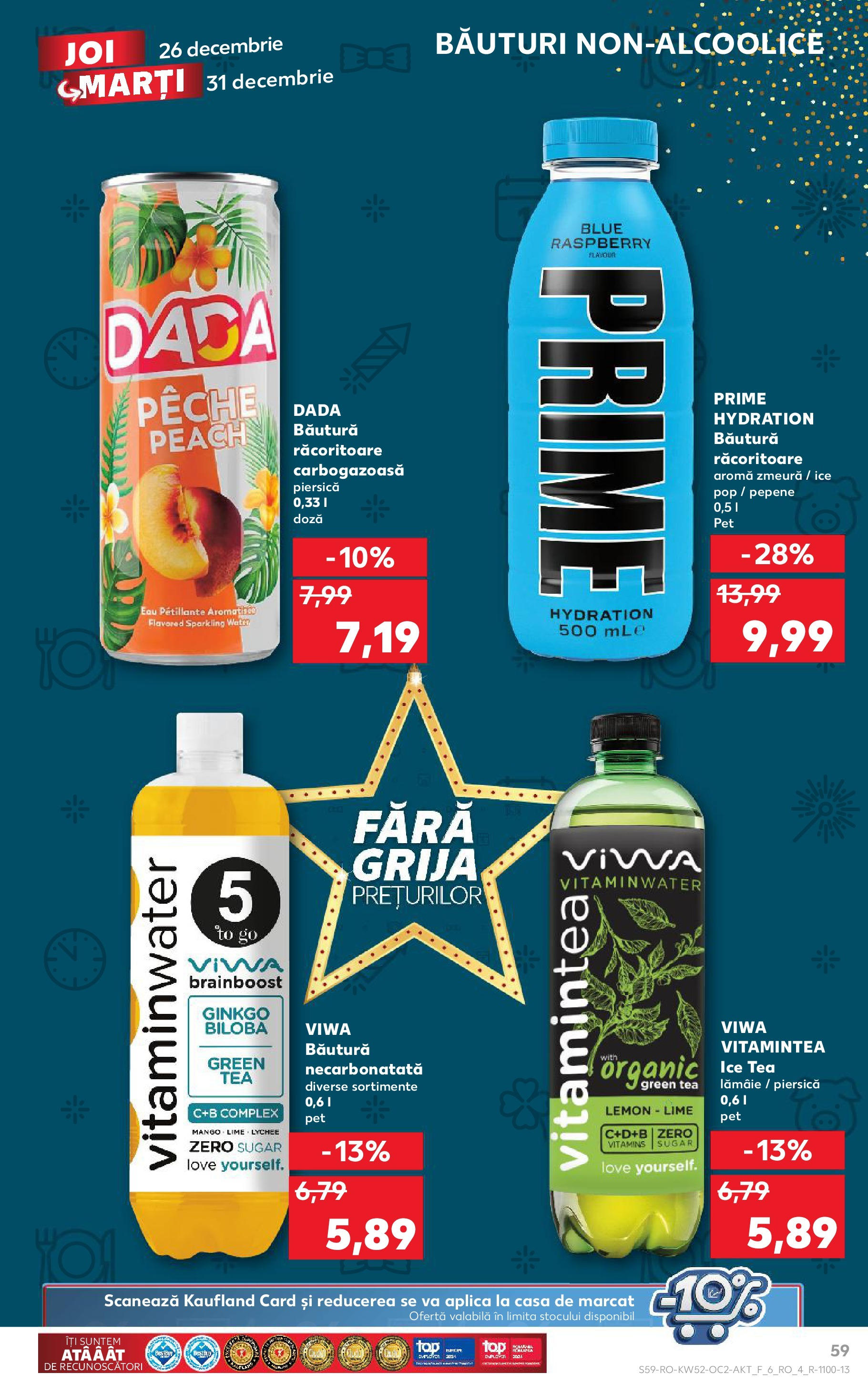 Kaufland - Catalog Kaufland până în data de 29.12.2024 24.12.2024 - Revista si Oferta | Pagină: 59 | Produse: Piersică, Lime, Zmeură, Lămâie